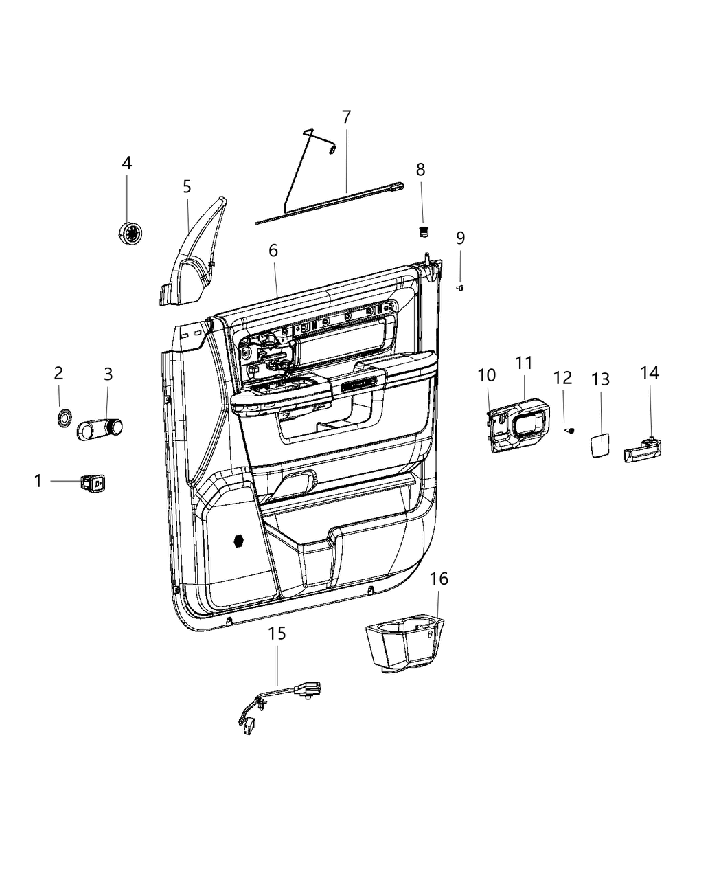 Mopar 52112999AB Wiring Door Jumper Convex Mode Switch Mopar 52112999AB Wiring Door Jumper Convex Mode Switch