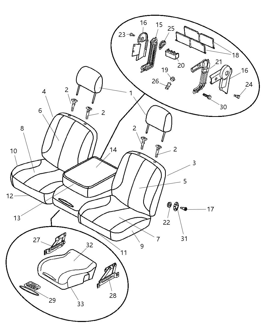 Mopar 5183034AA Pin Roll Used When Replacing The Back Assembly