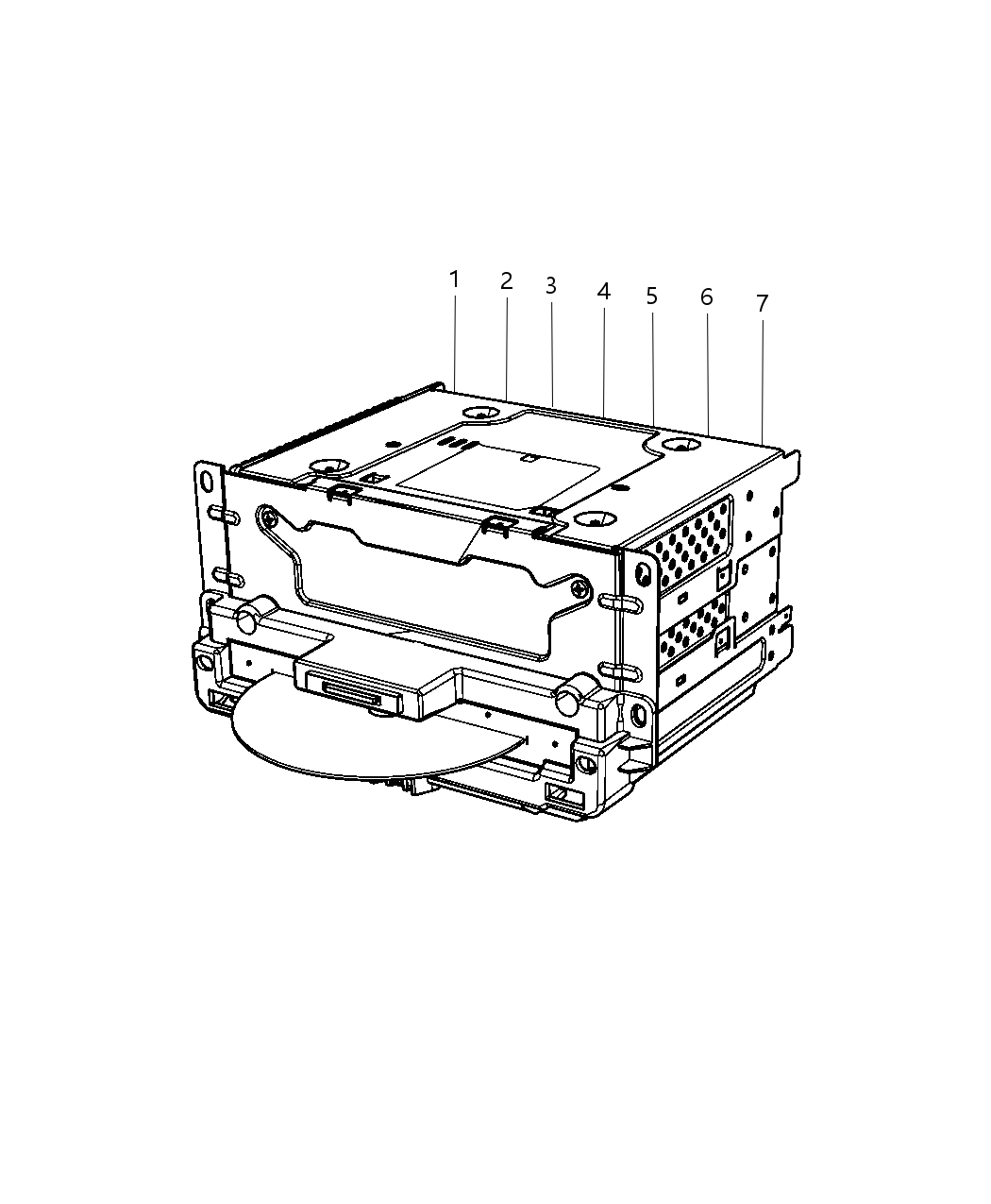 Mopar 5091138AG Radio Multi Media 5091138AG Mopar Radio Multi Media