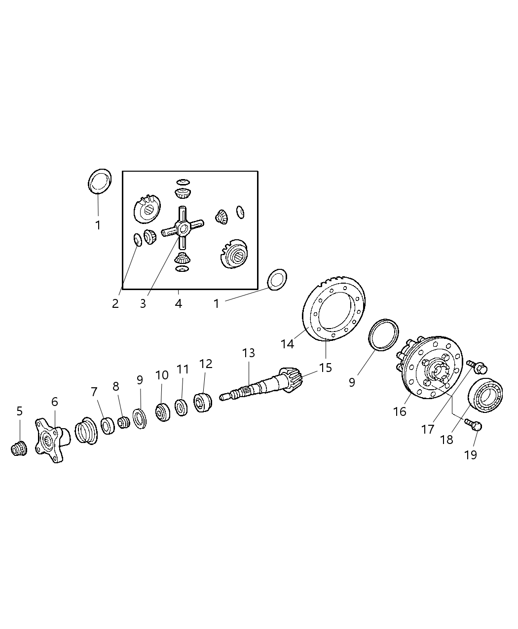 Mopar 5134404AA Washer Side Gear Thrust Mopar 5134404AA Washer Side Gear Thrust