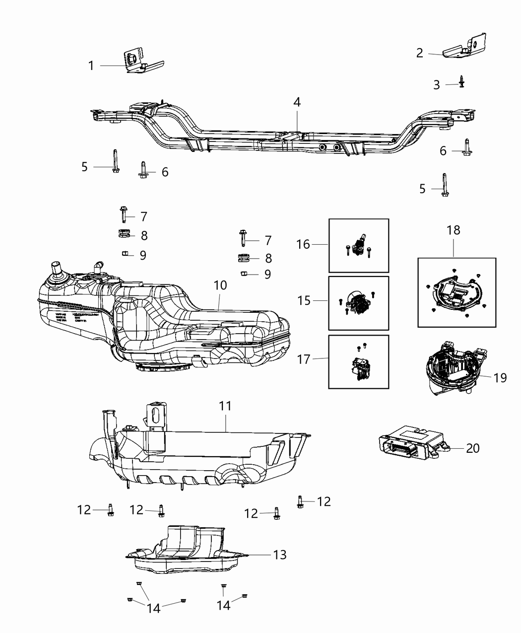 Mopar 68429954AA Sensor Urea