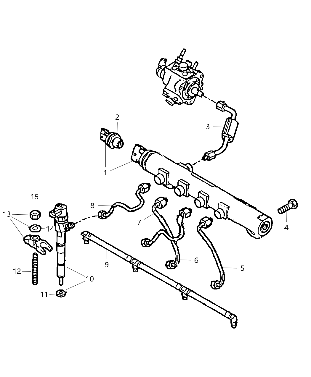 Mopar 68093393AA Clamp Injector Mopar 68093393AA Clamp Injector
