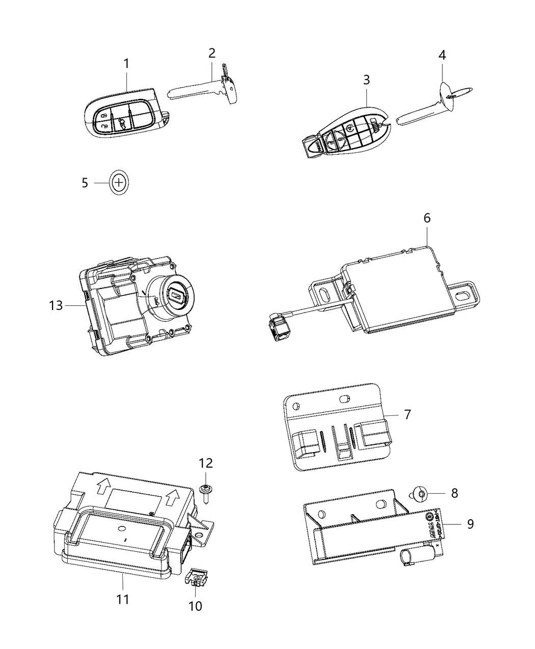 Mopar 56046998AI Receiver Hub