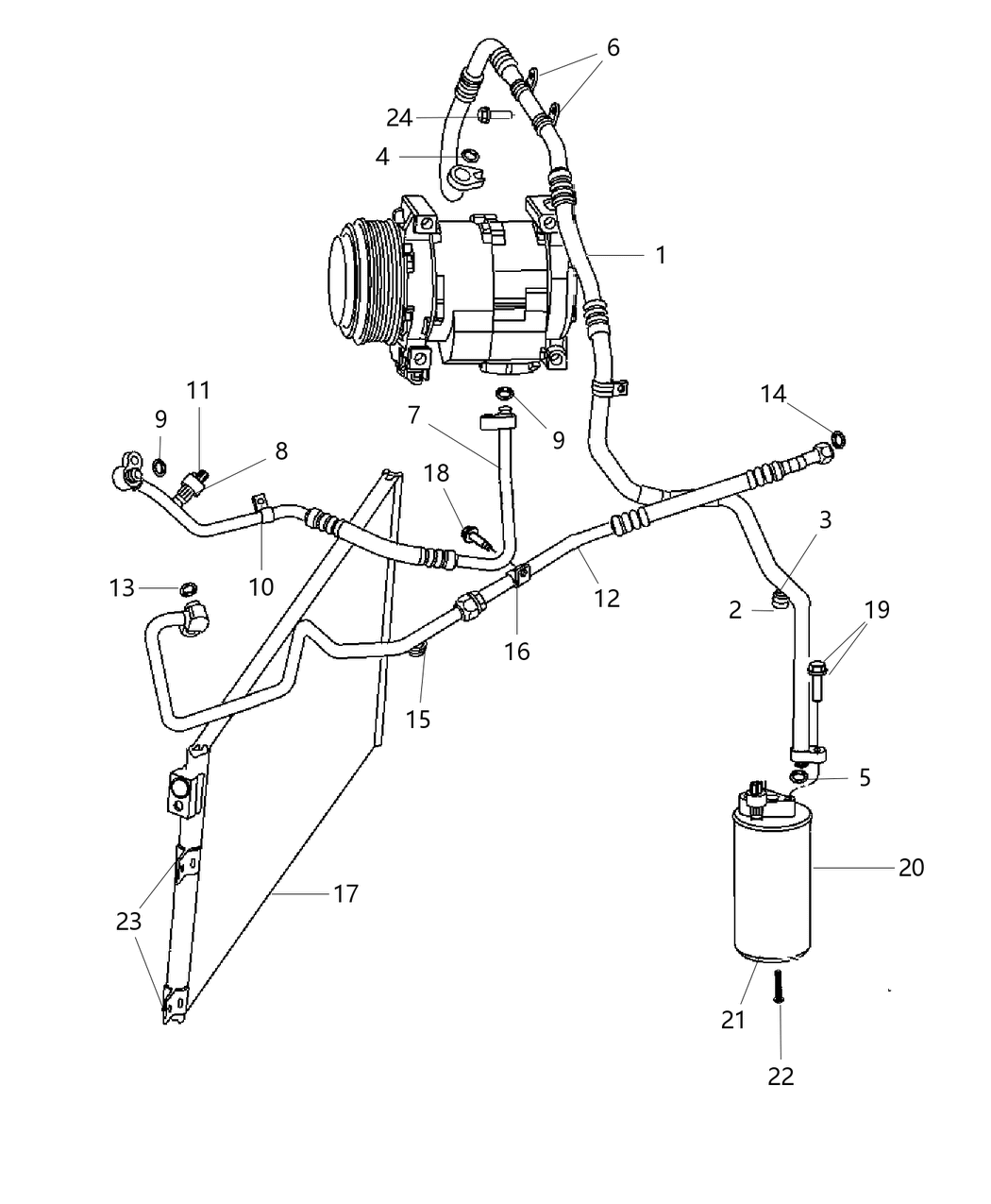 Mopar 5010431AA Isolator A/C Condenser