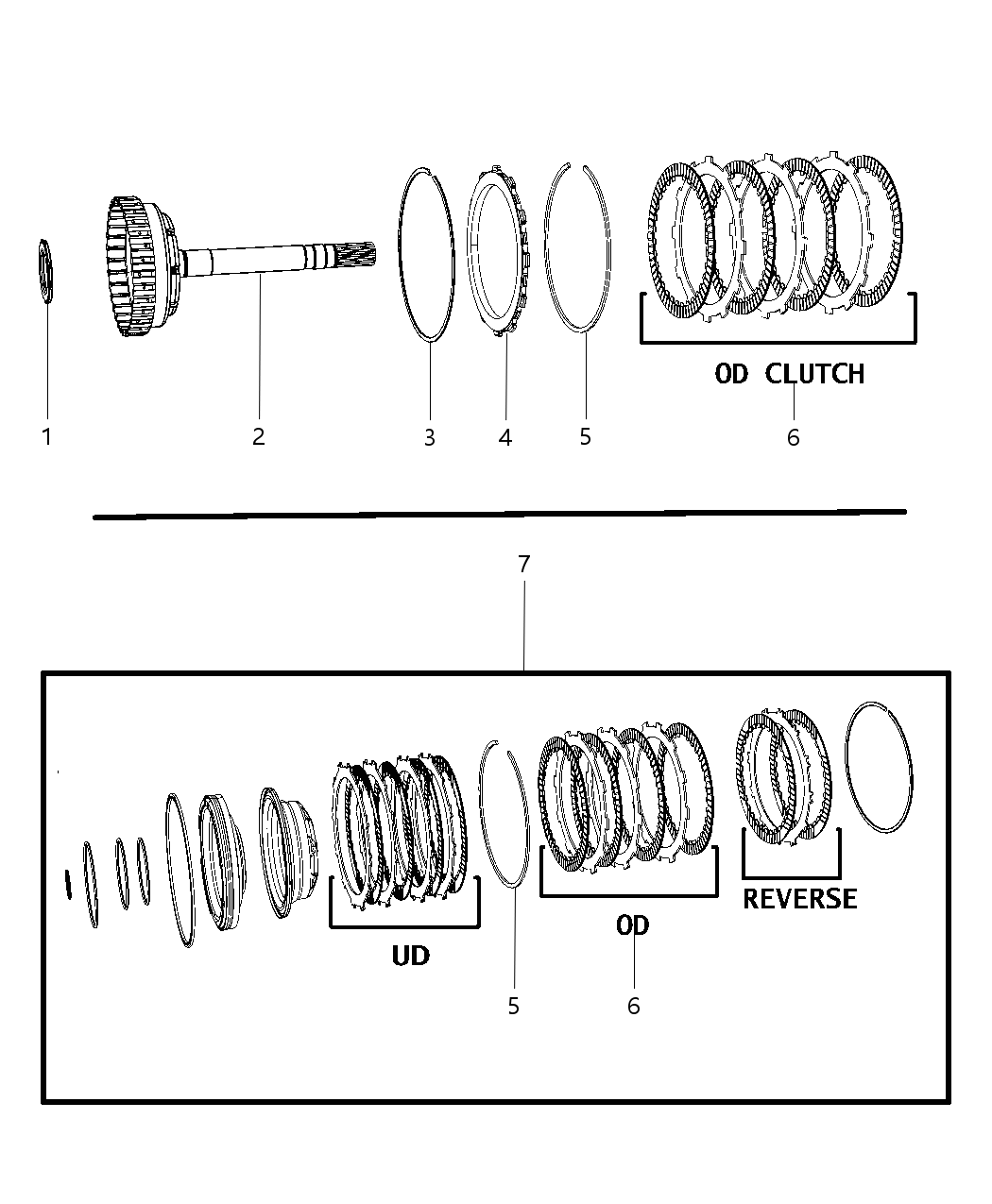 Mopar 5127485AA Hub And Shaft Underdrive Clutch