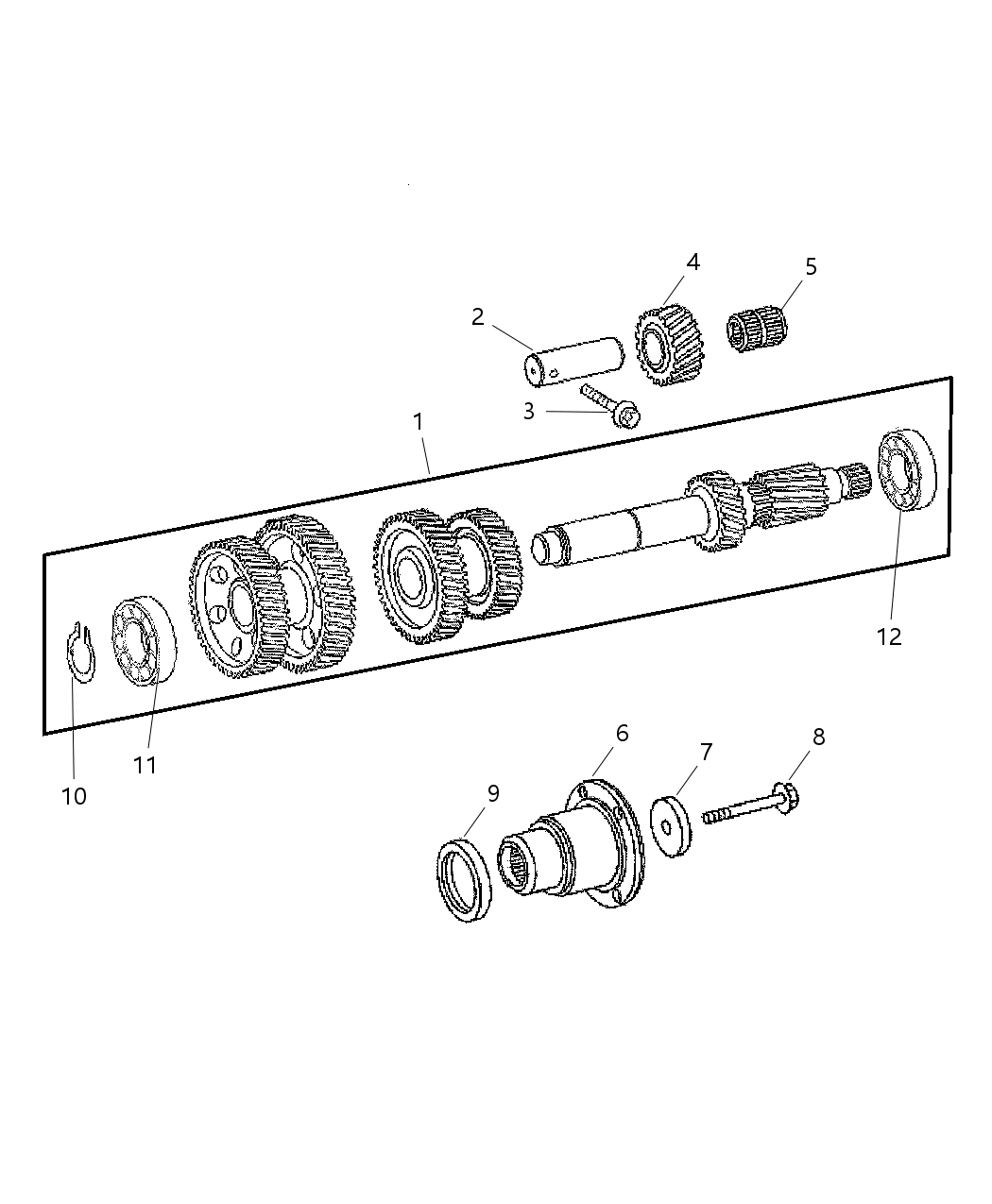 Mopar 68038906AA Bearing Countershaft