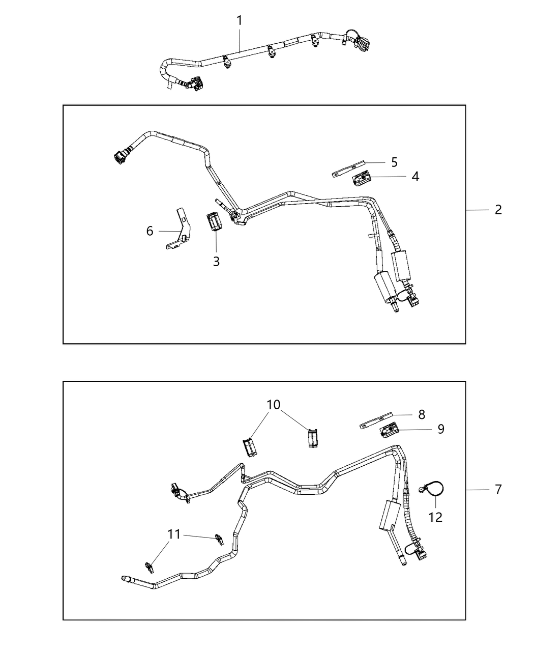 Mopar 68267572AF Bundle Fuel Line