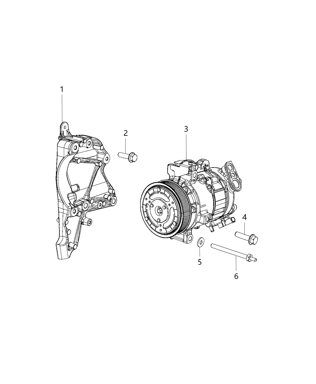 Mopar 5281431AB Bracket A/C Compressor