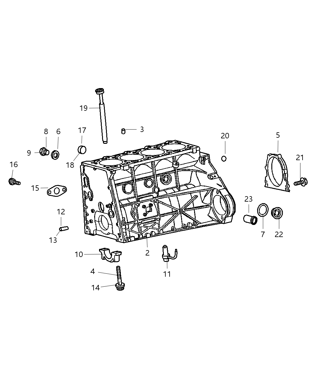 5102445AA Mopar Cap Cover