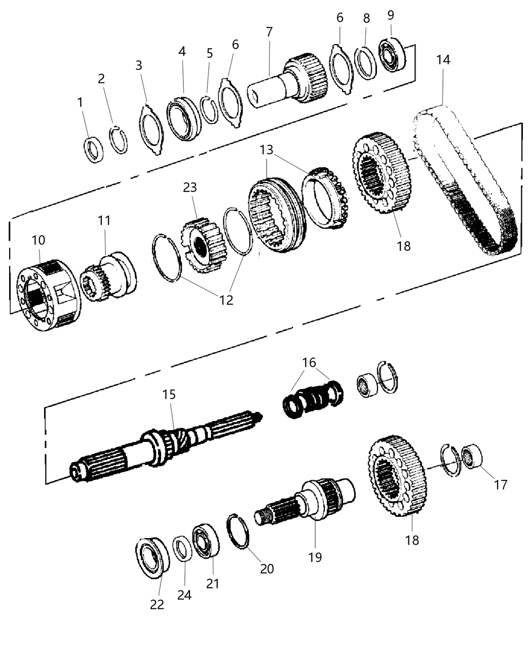 Mopar 68023501AA Sprocket Transfer Case