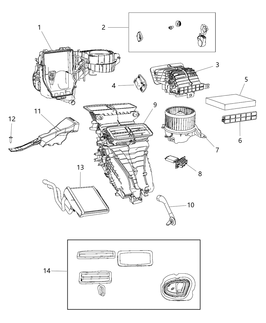 Mopar 68125176AA Clip Wiring