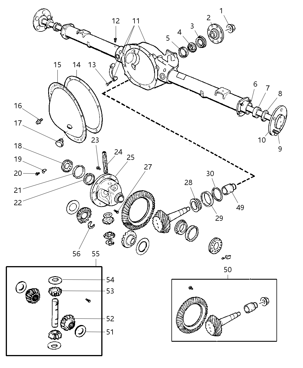 Mopar 5170334AA Housing Axle