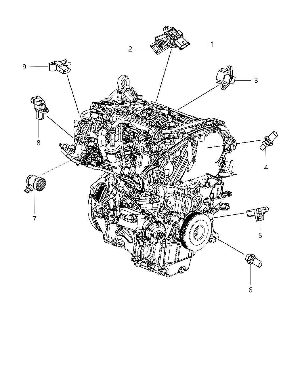 Mopar 5149244AB Bracket Differential Pressure Sensor