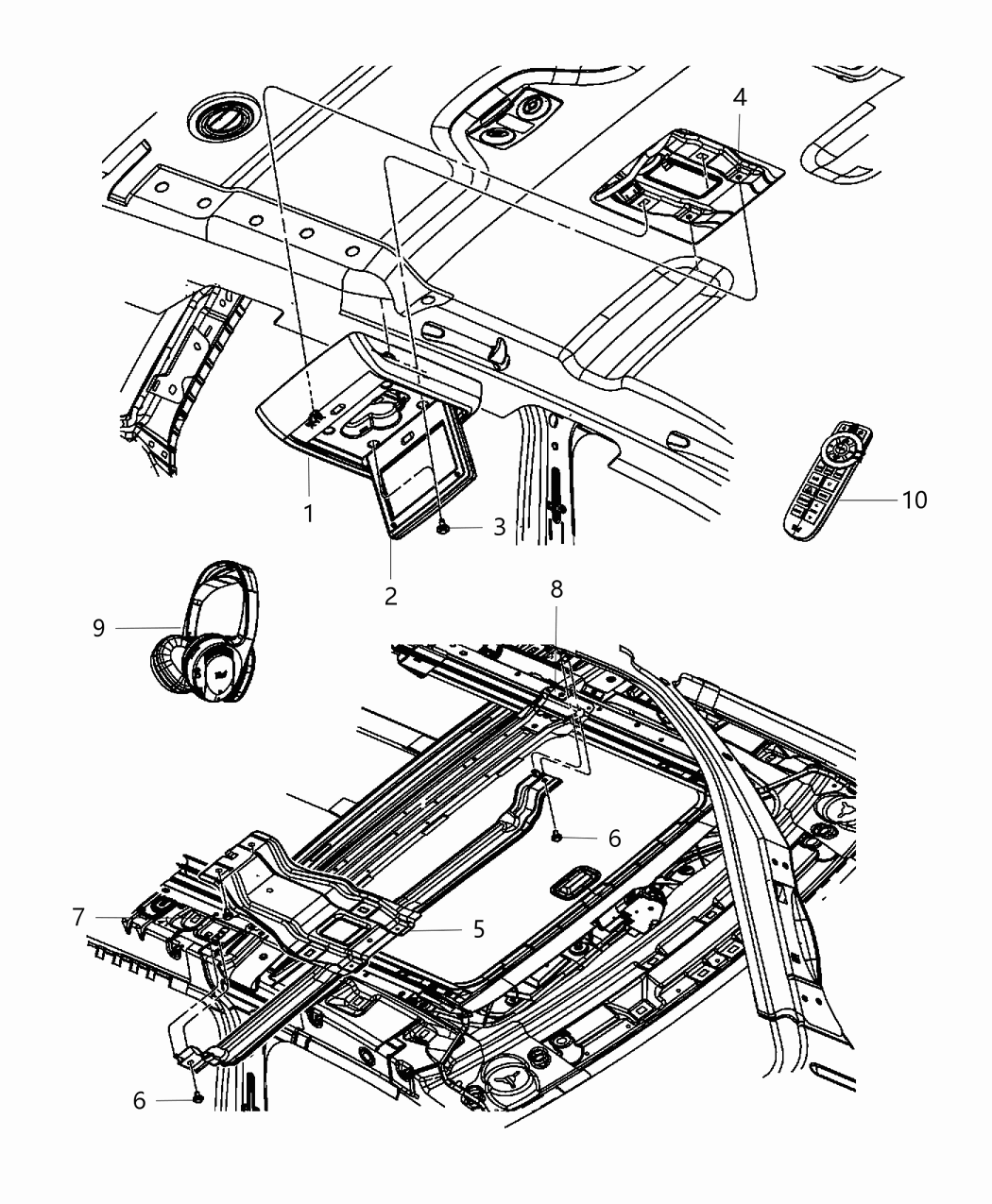 Mopar 5064399AC Bracket Mounting