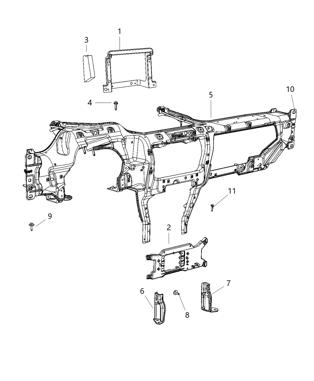 Mopar 68327063AB Bracket Module