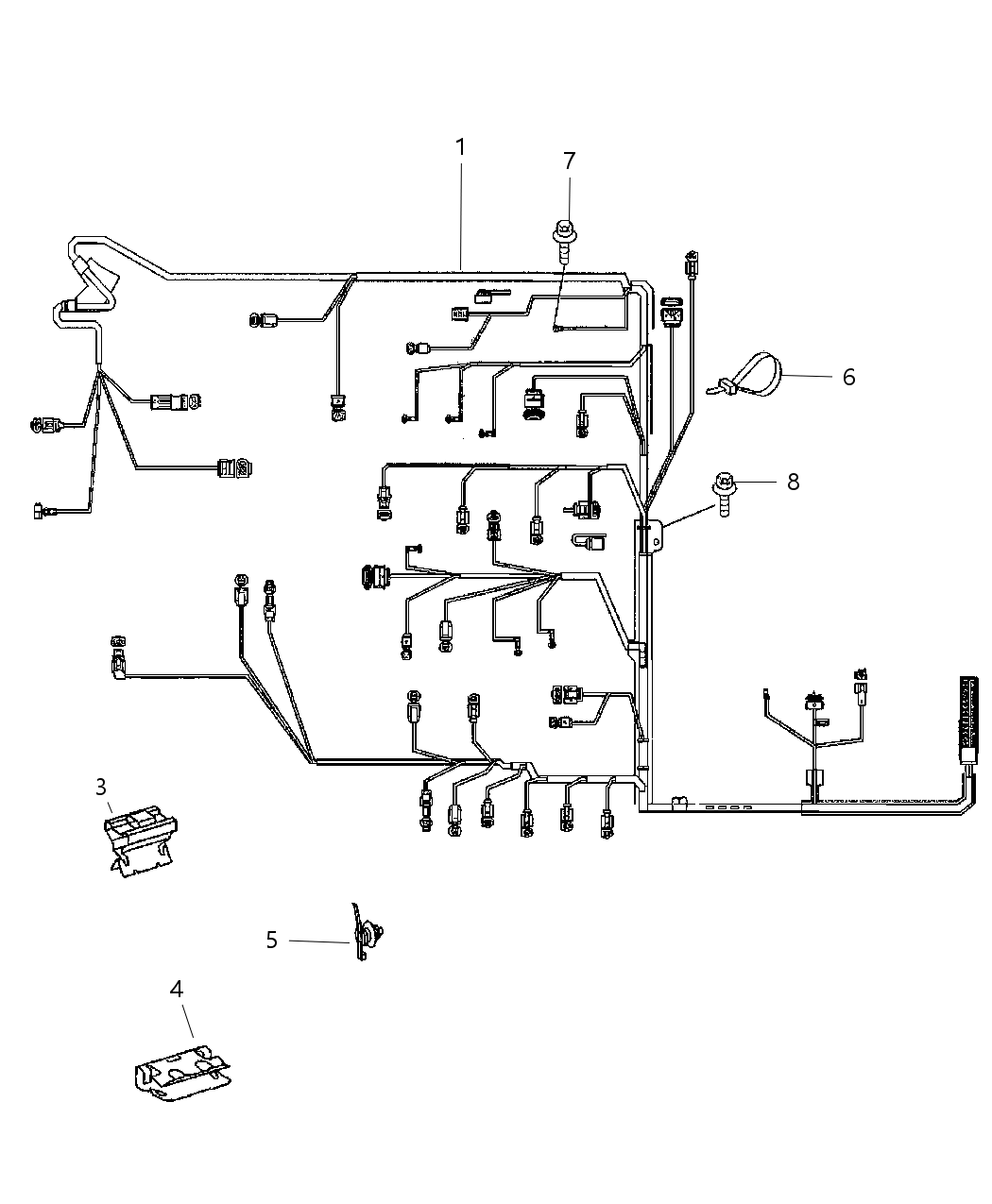 Mopar 68015049AA Wiring Engine