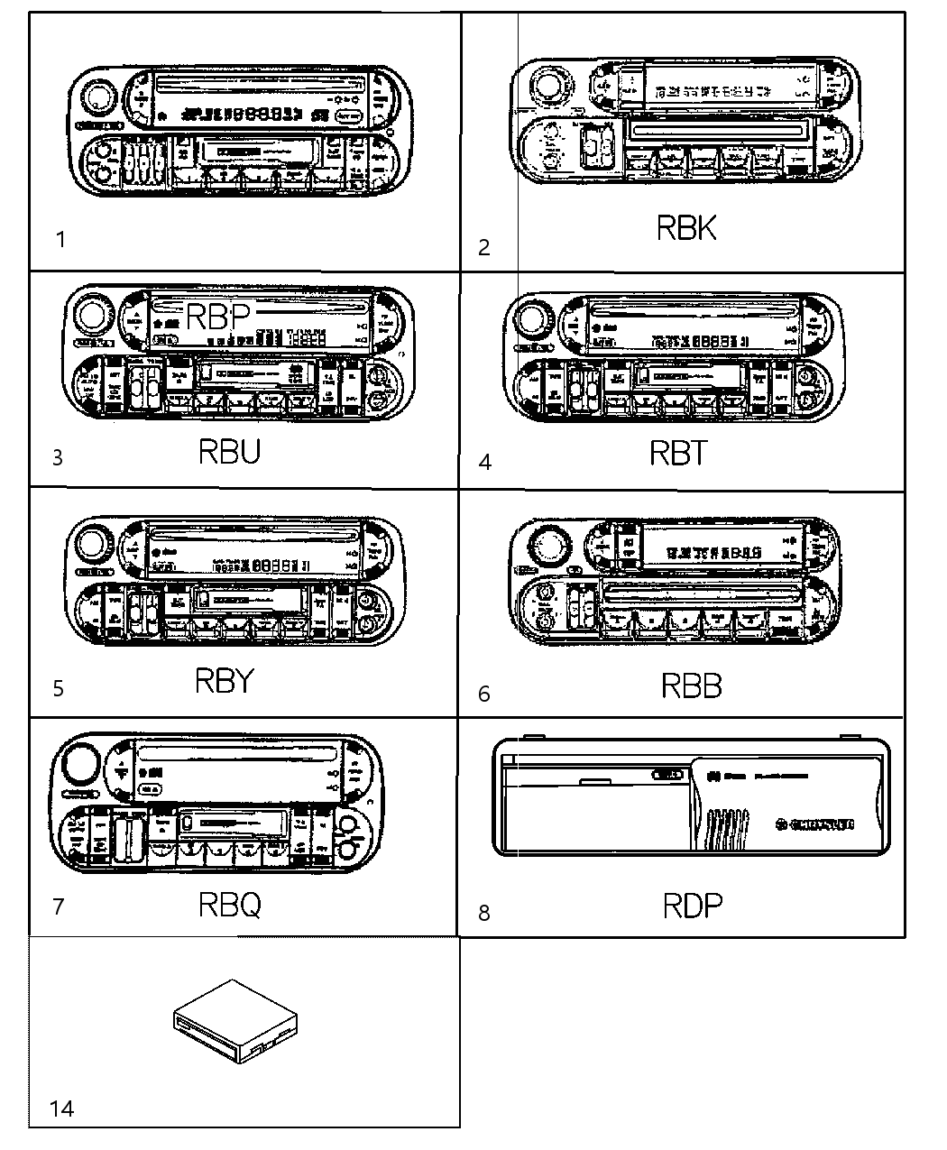 Mopar 5064354AC Radio AM/FM With CD And Equalizer