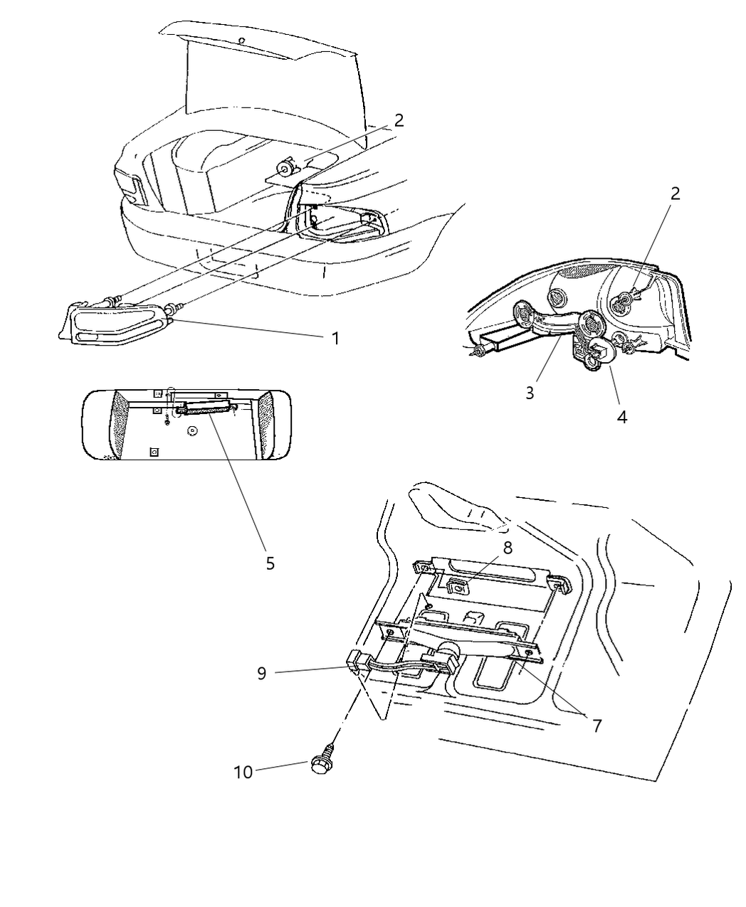 Mopar 4608425 Socket Board Assembly, Right Mopar 4608425 Socket Board Assembly, Right