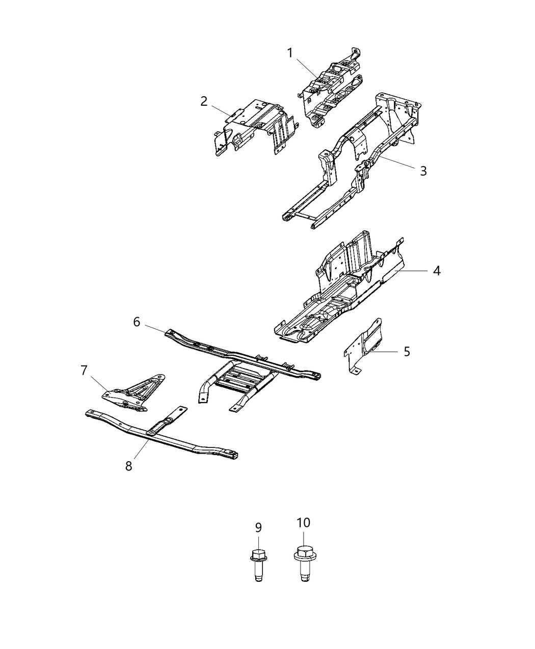 Mopar 68411120AA Skid Plate Transmission