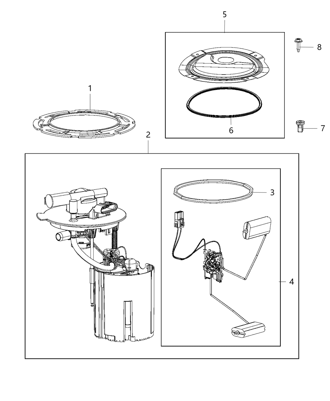 Mopar 68319971AA Module Kit Level Unit