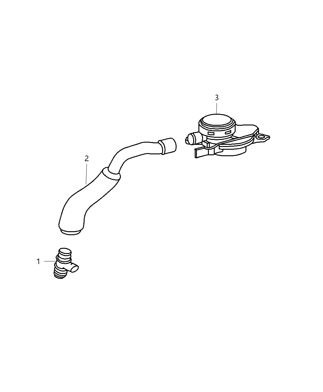Mopar 5080239AB Tube Oil Feed 5080239AB Mopar Tube Oil Feed