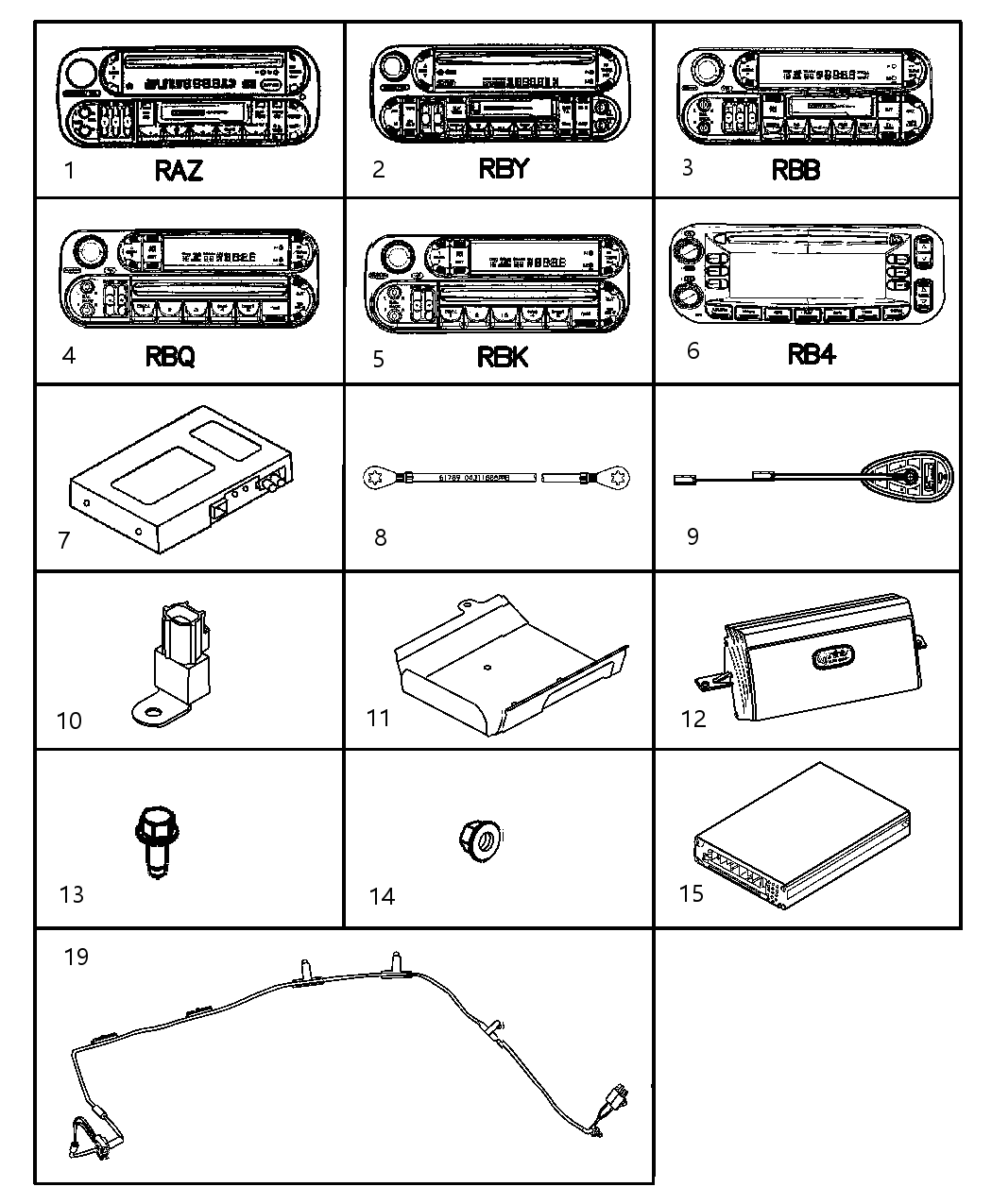 Mopar 5091556AH Radio AM/FM With CD And Equalizer