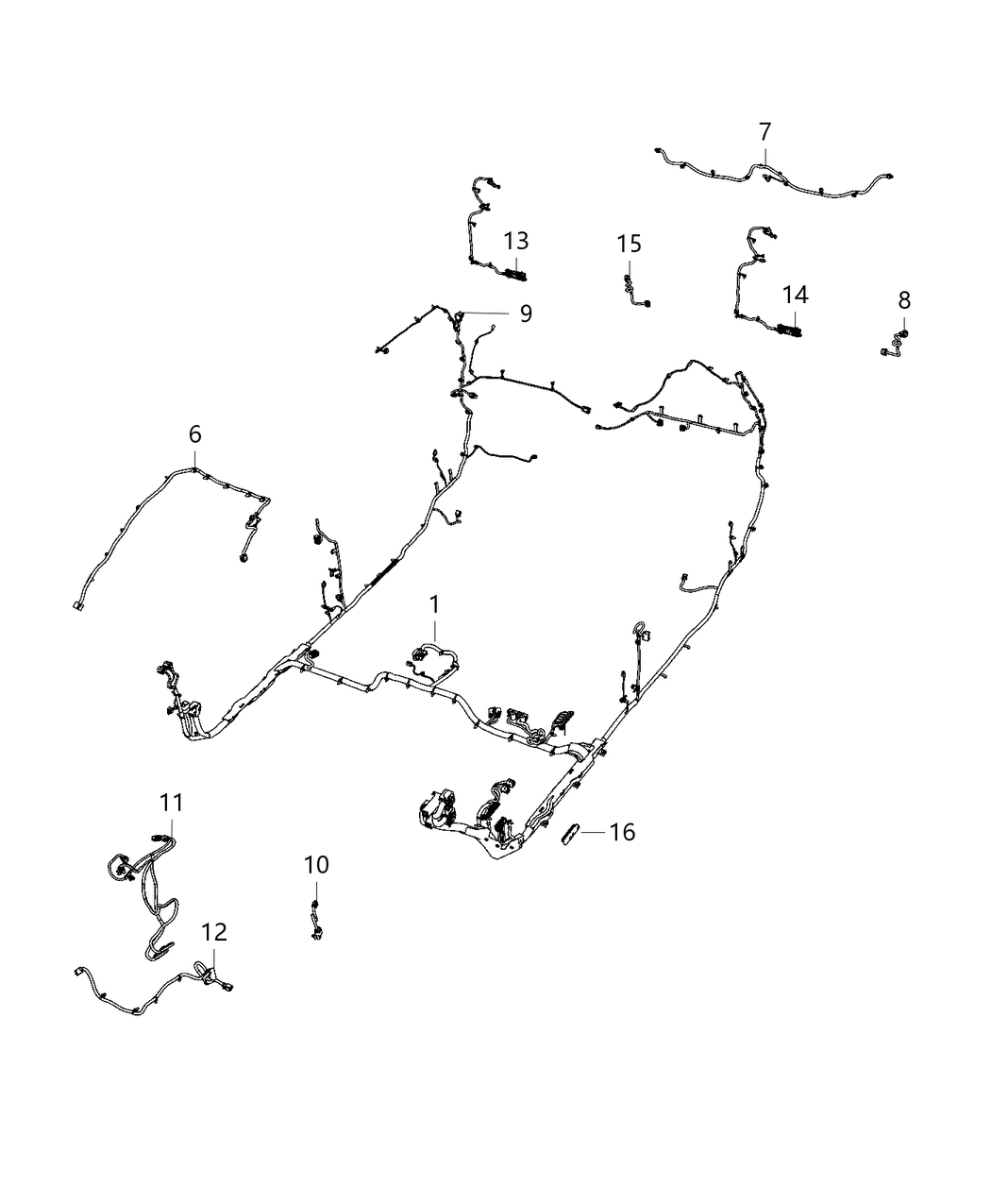 Mopar 52112536AD Wiring Header