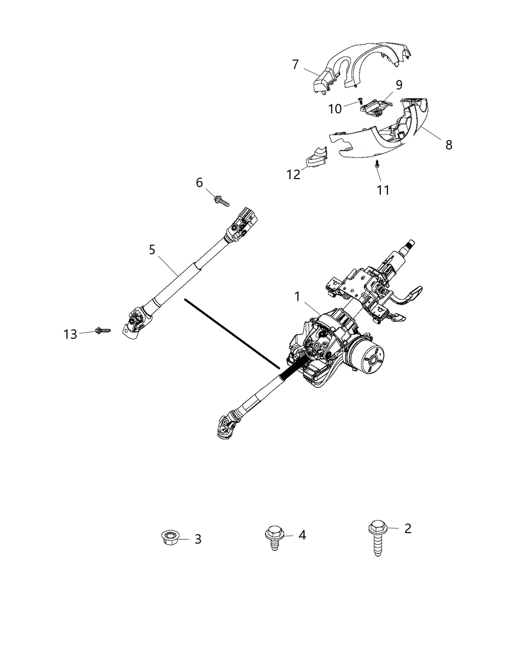 Mopar 4787673AB Column Steering Mopar 4787673AB Column Steering