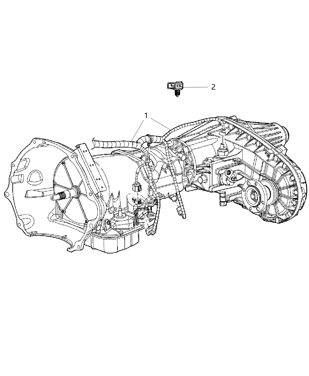 Mopar 68238209AC Wiring Transmission Includes Engine Wiring 68238209AC Mopar Wiring Transmission Includes Engine Wiring