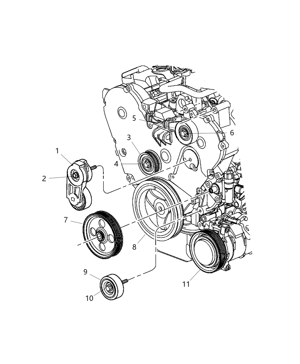Mopar 5005496AG Compressor A/C 5005496AG Mopar Compressor A/C