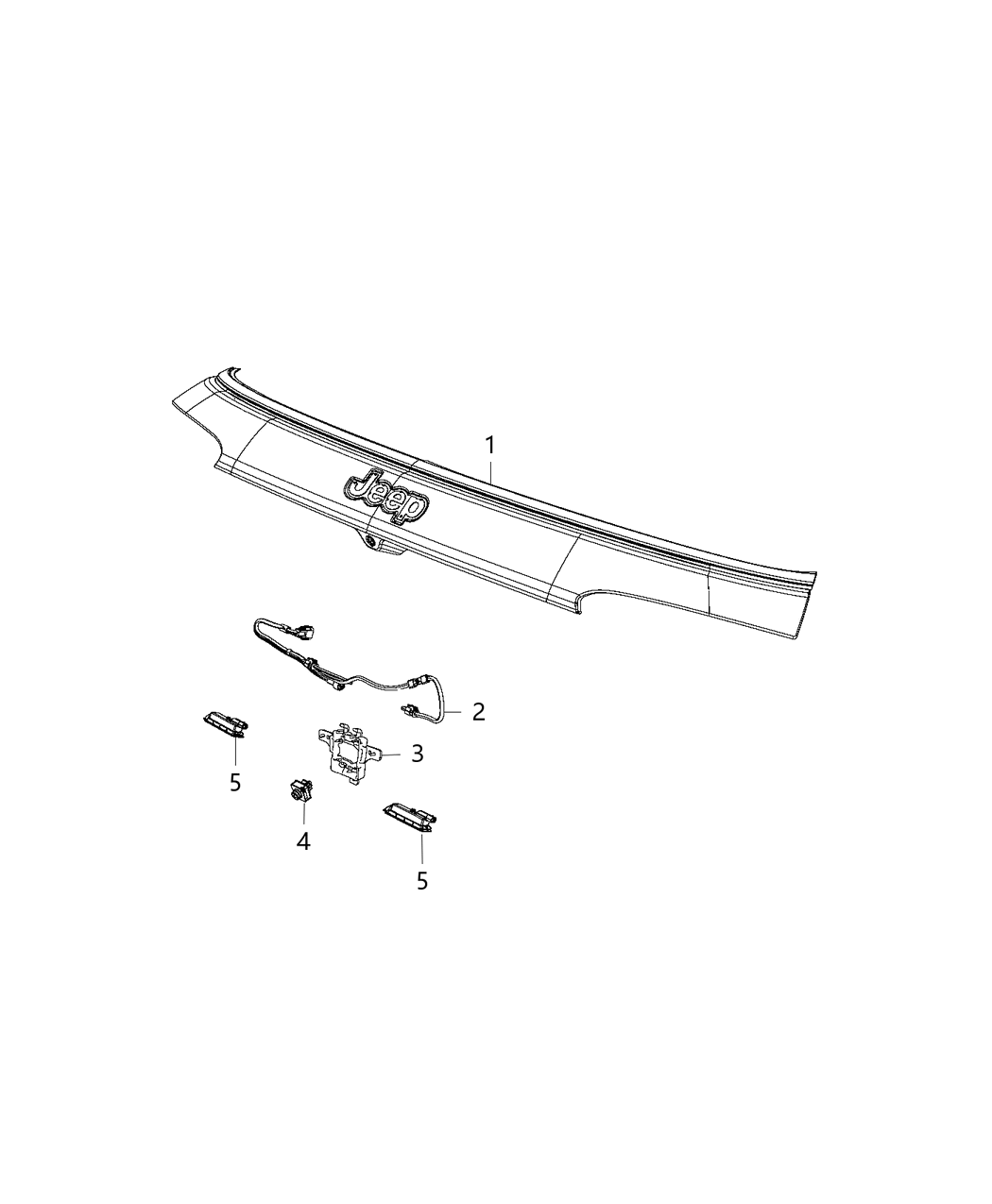 Mopar 68364700AA Bracket Camera