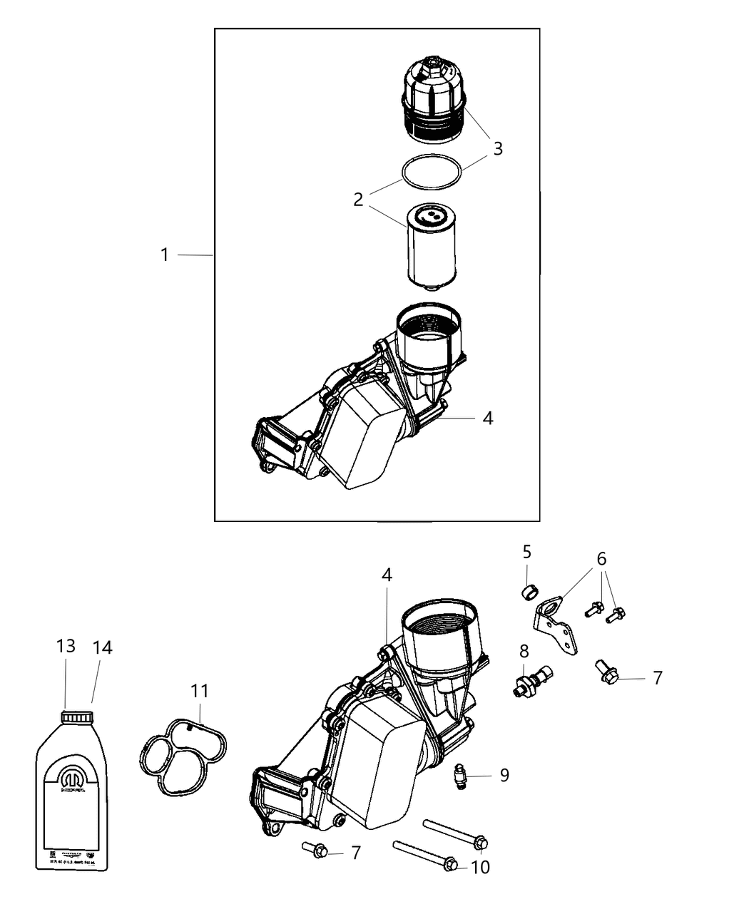 Mopar 68148359AA Bracket Mopar 68148359AA Bracket