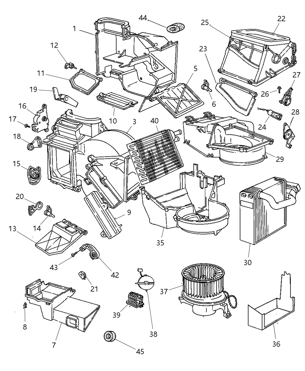 Mopar 4644794AB Gasket Evaporator To Dash Mopar 4644794AB Gasket Evaporator To Dash