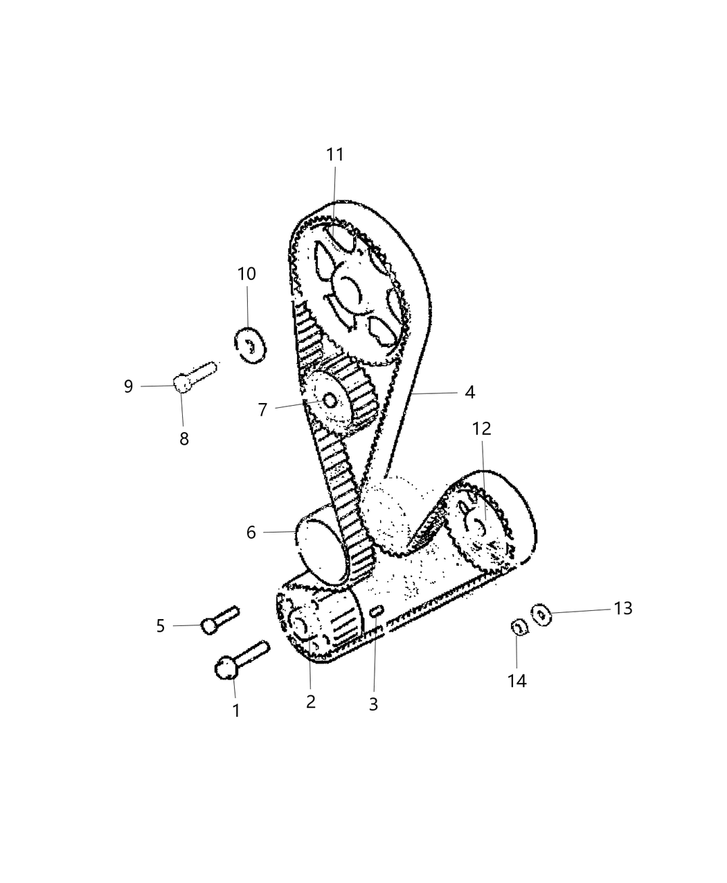 68113593AA Mopar Nut Hexagon
