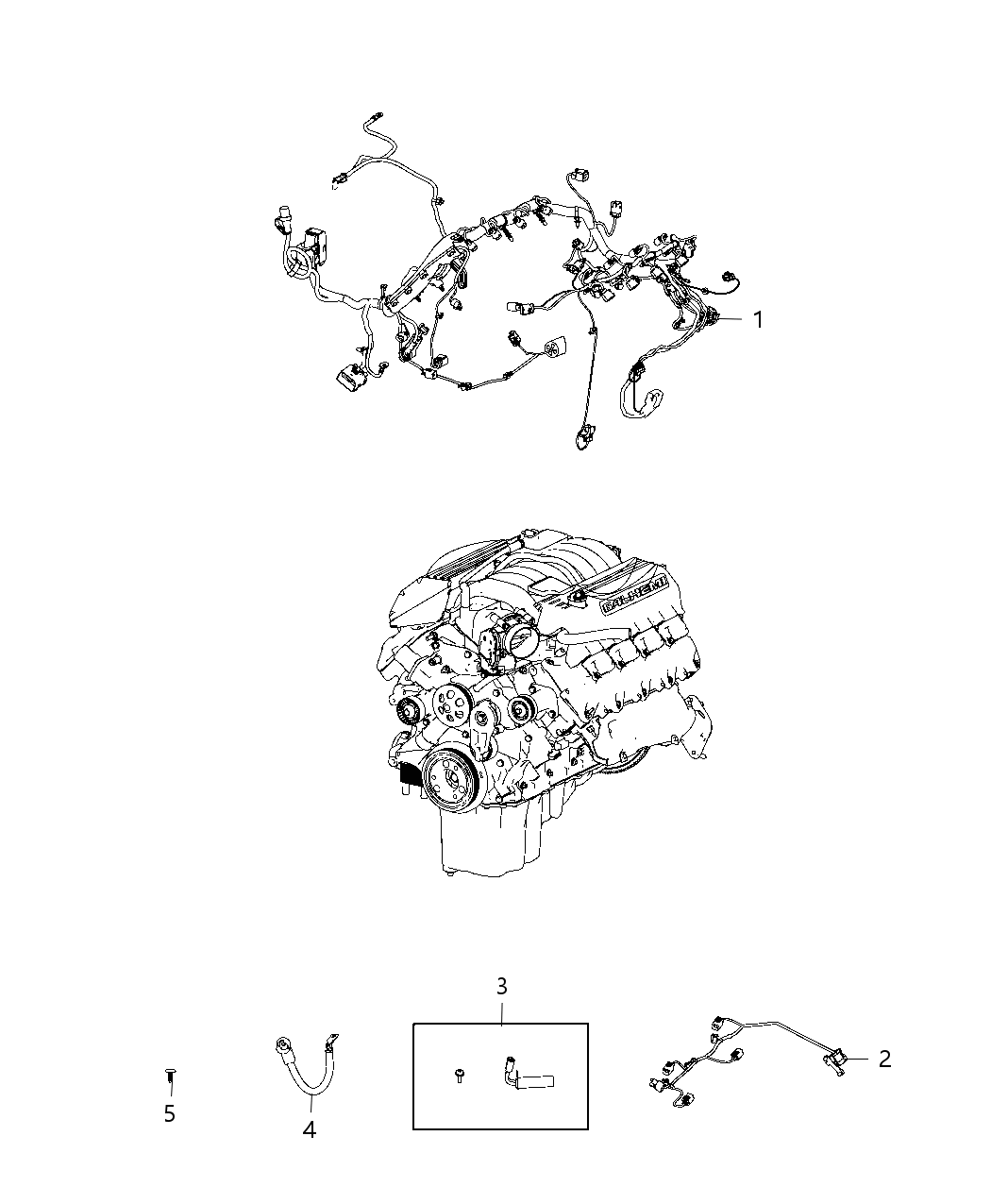 Mopar 5035561AC Wiring Engine