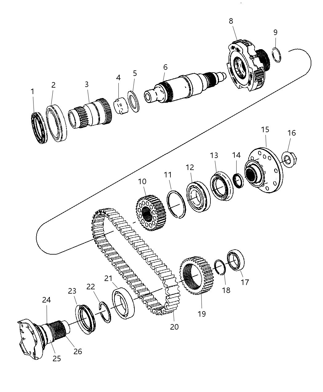 Mopar 68001364AA Sleeve Transfer Case Shaft Seal Wear