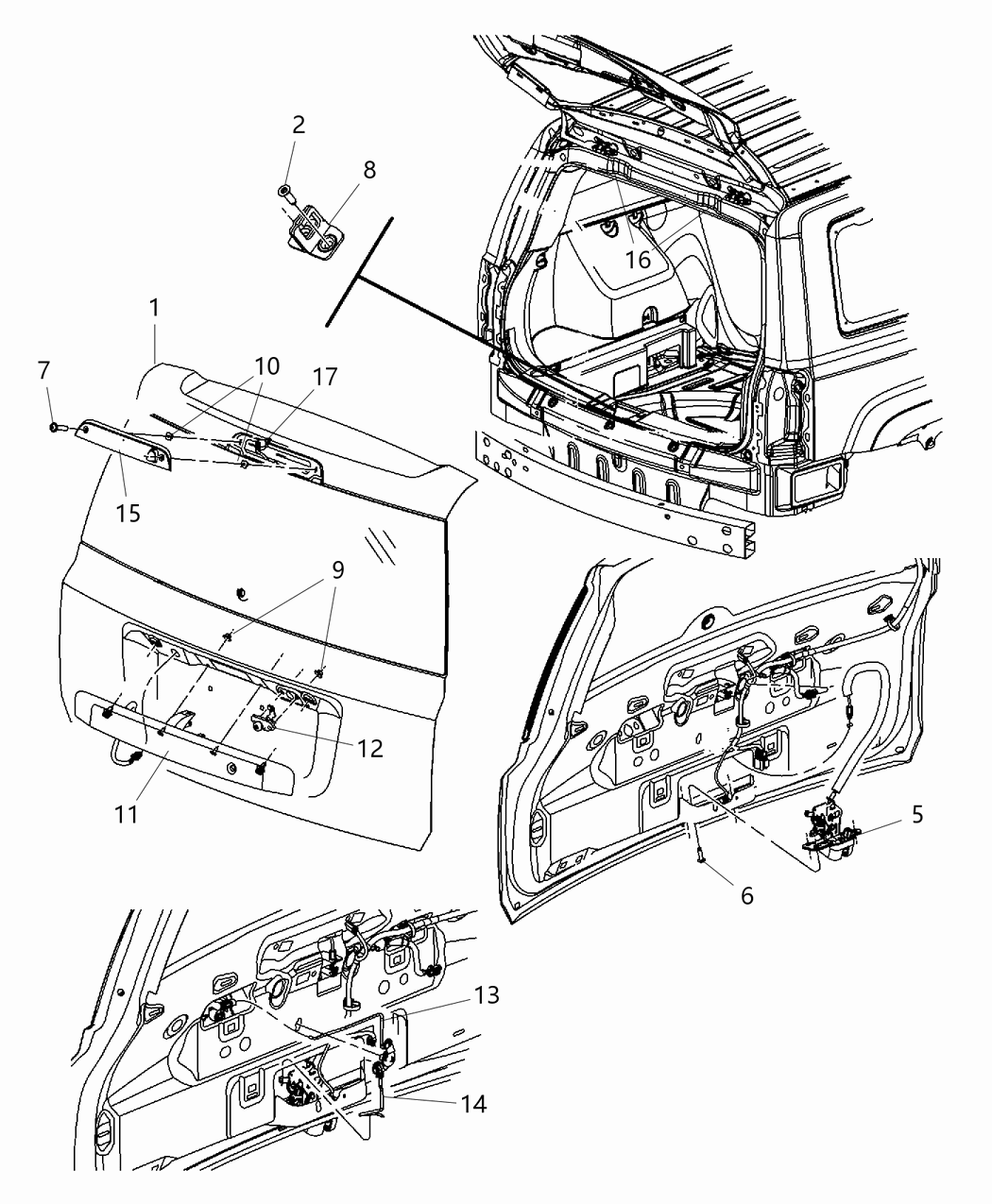 Mopar 5116369AB Propeller Liftgate