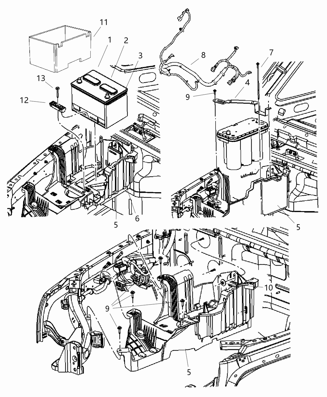 Mopar 55395864AC Tray Component