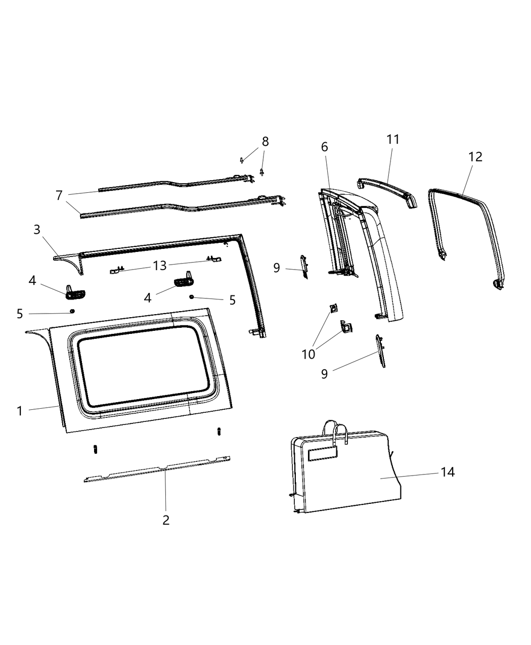 Mopar 68368995AA Bolt Shoulder