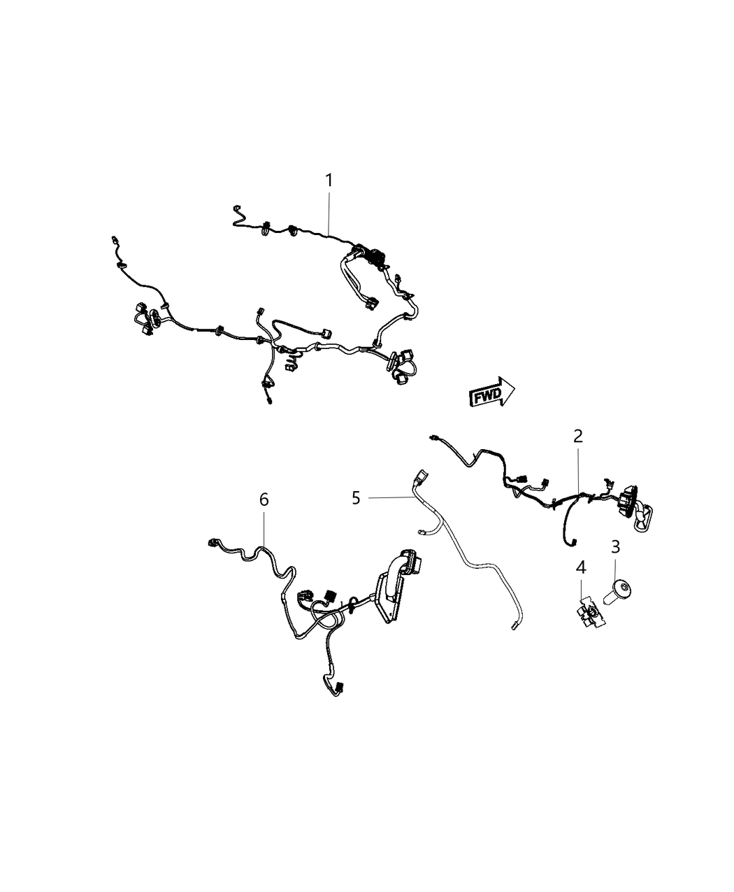 Mopar 68096864AE Wiring Liftgate