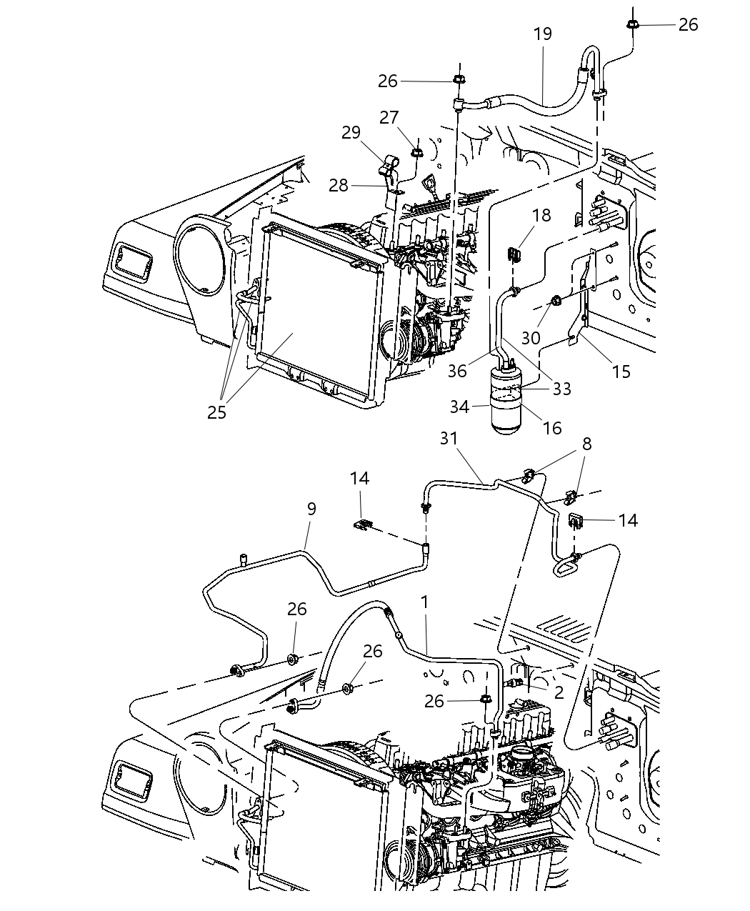 Mopar 5072140AA Seal A/C Line