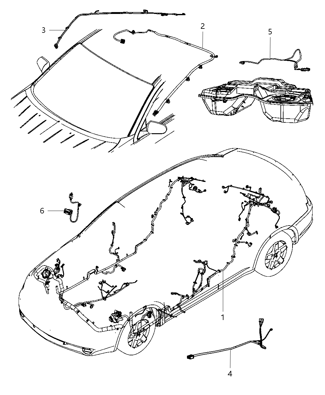 Mopar 68103121AB Wiring Unified Body