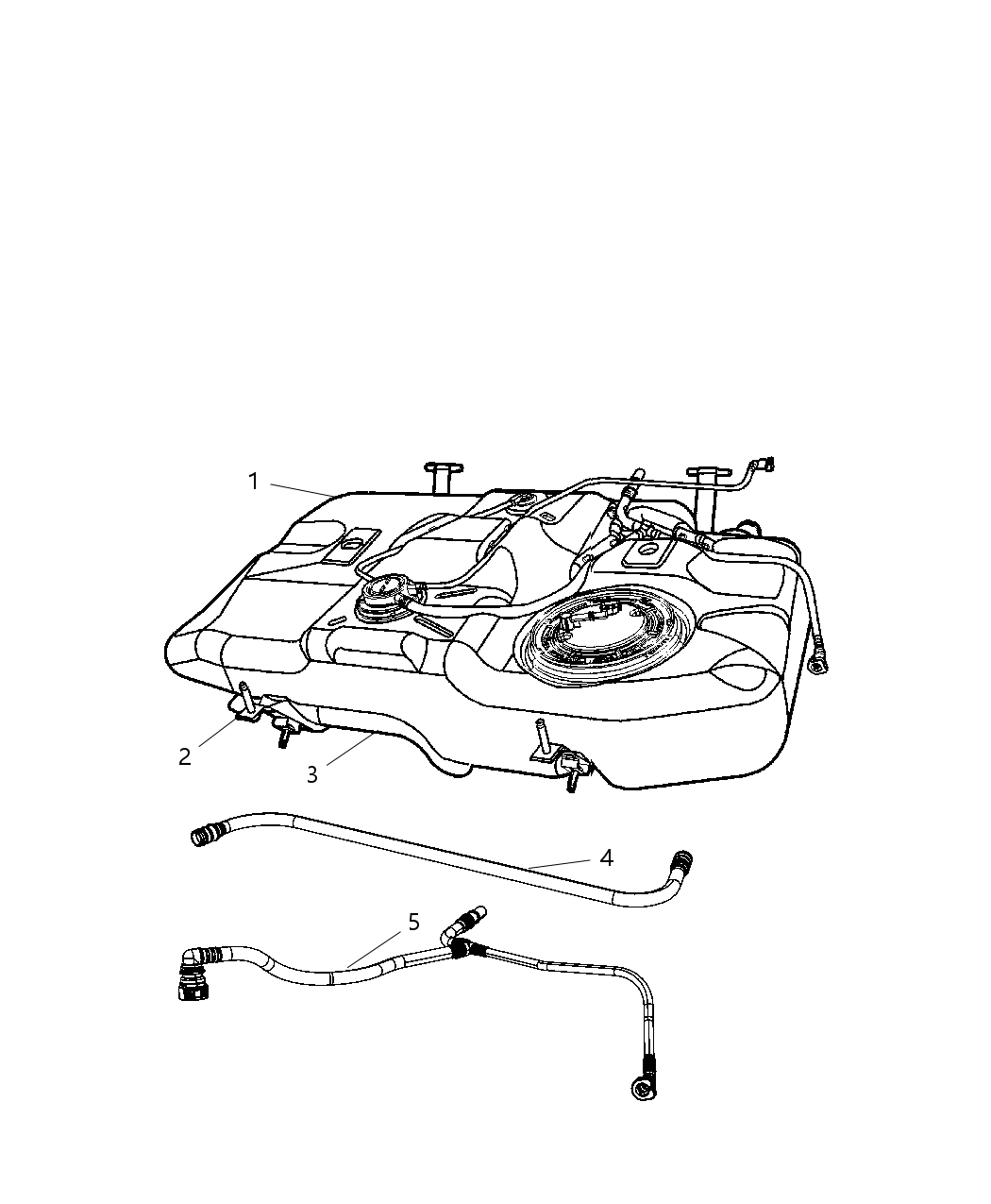 Mopar 5105958AB Tube Fuel Supply