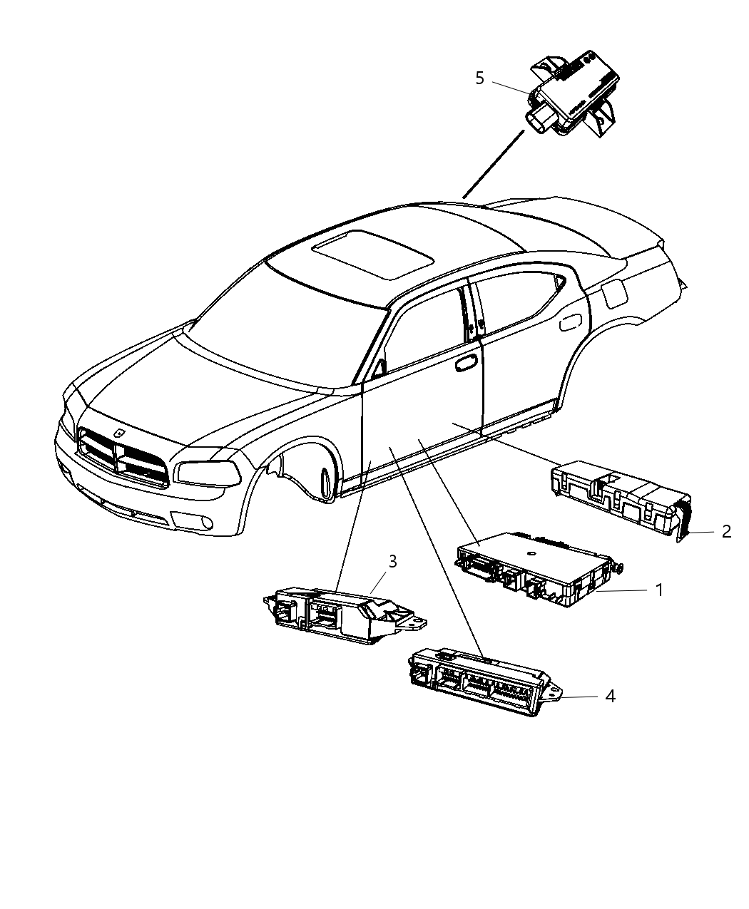 Mopar 5026646AA Module Seat Memory