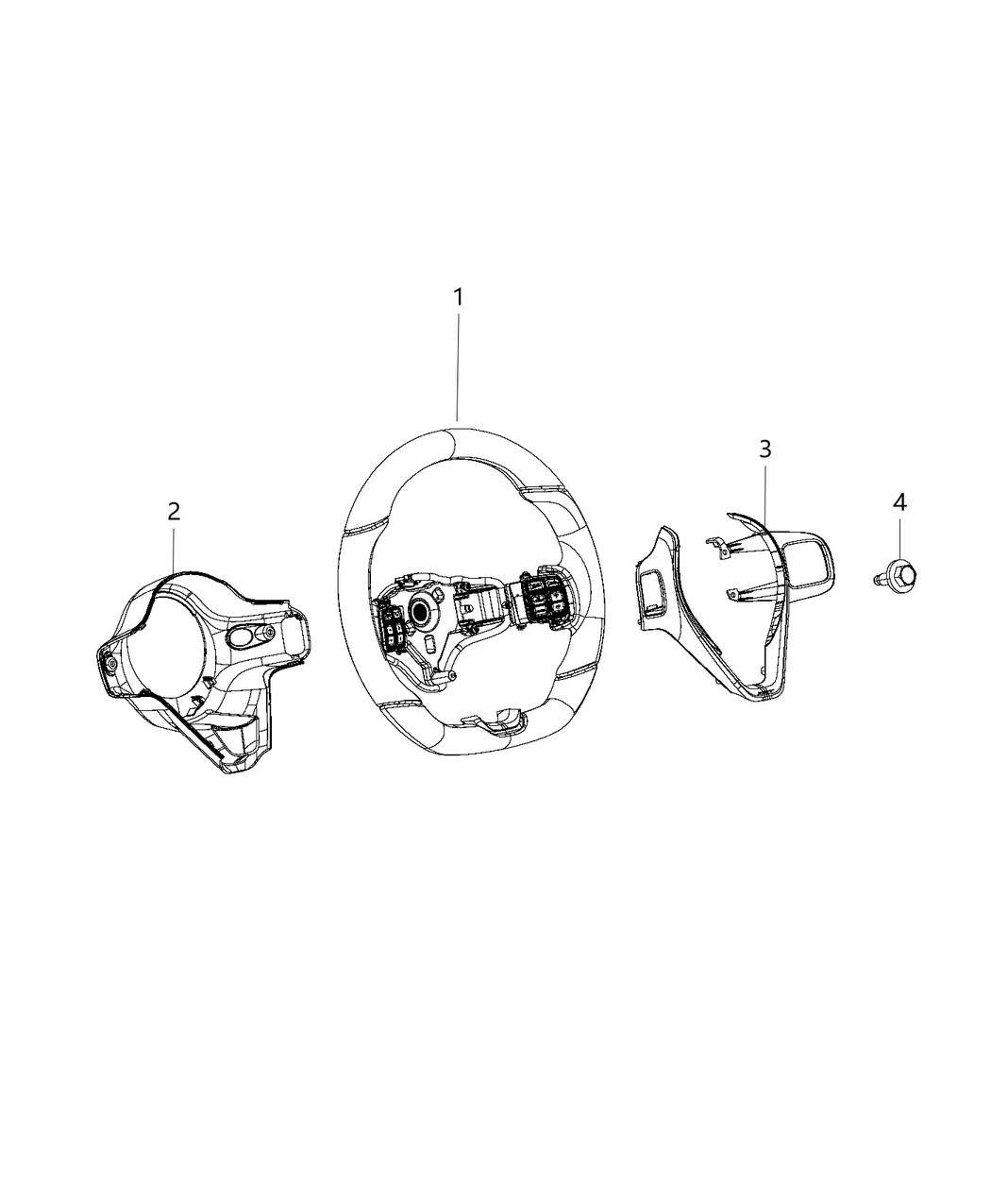 Mopar 5NP571R9AA Wheel Steering 5NP571R9AA Mopar Wheel Steering