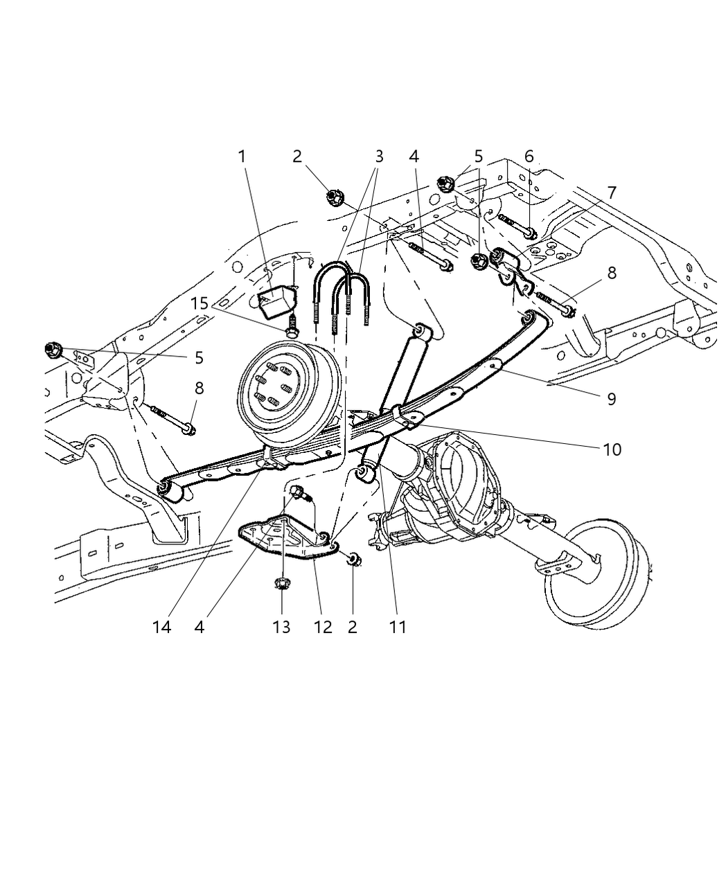 Mopar 52113135AB Liner Spring Tip