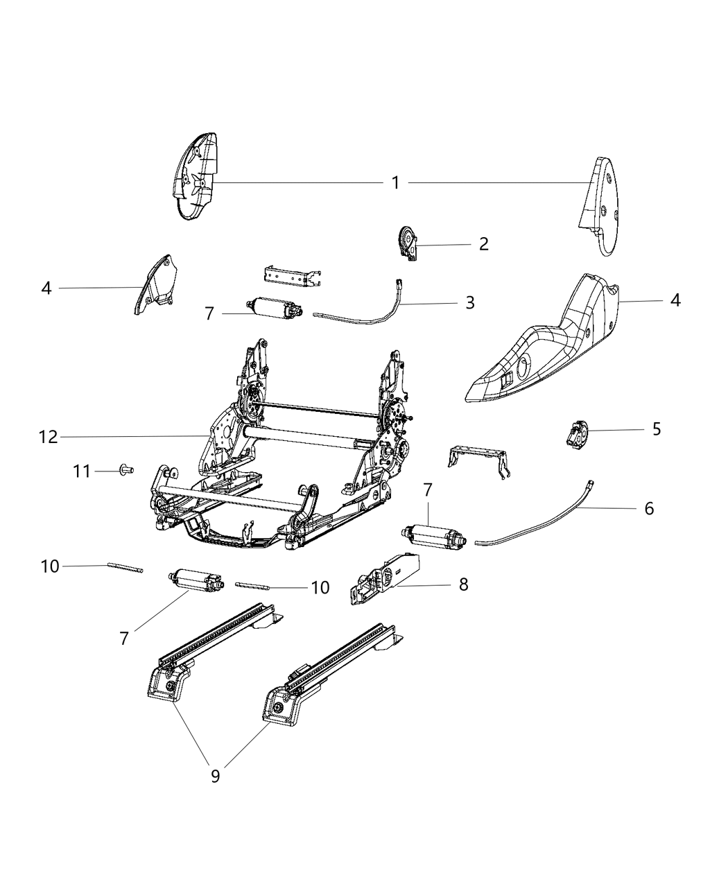 Mopar 68210415AA Nut Seat Bladder Gauge Attaching 68210415AA Mopar Nut Seat Bladder Gauge Attaching