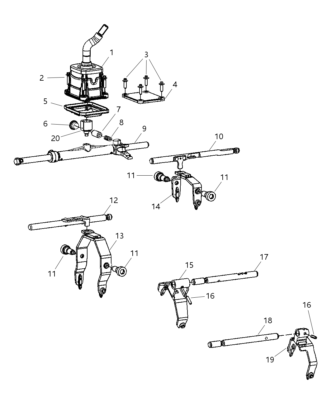 Mopar 5143874AA Pin 5143874AA Mopar Pin