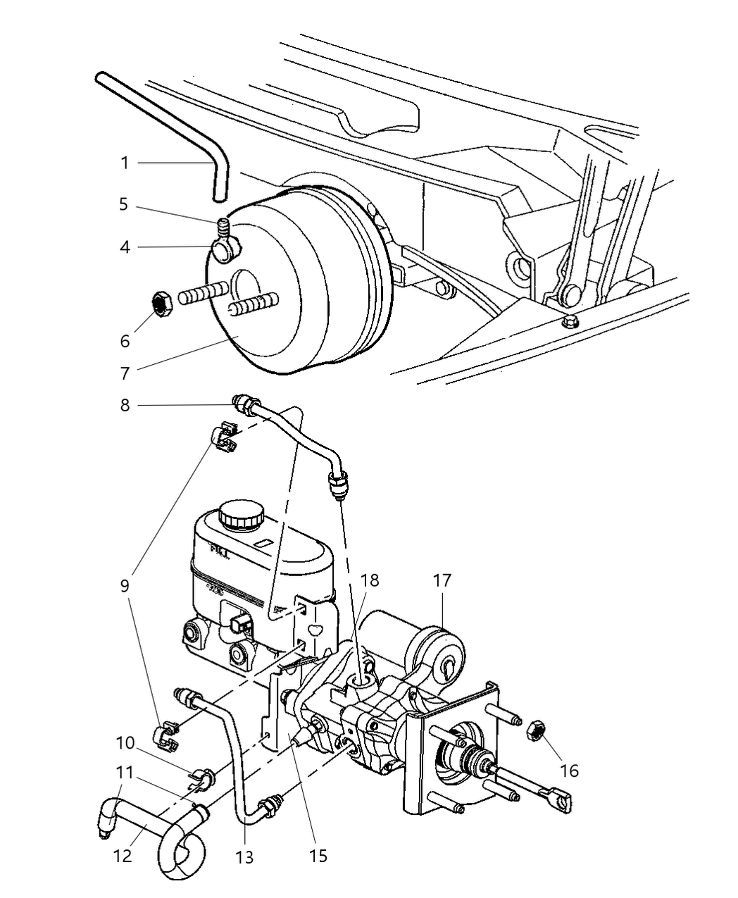 Mopar 4241618 Cap, Vacuum , (3/8)