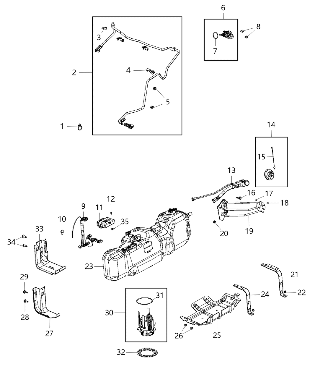 Mopar 68330360AA Harness Urea Tank